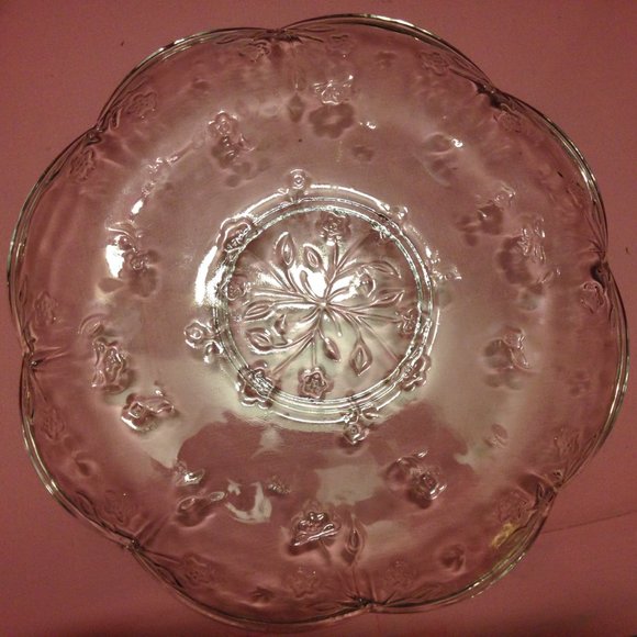 Vintage Glass Serving Platter - Picture 2 of 2
